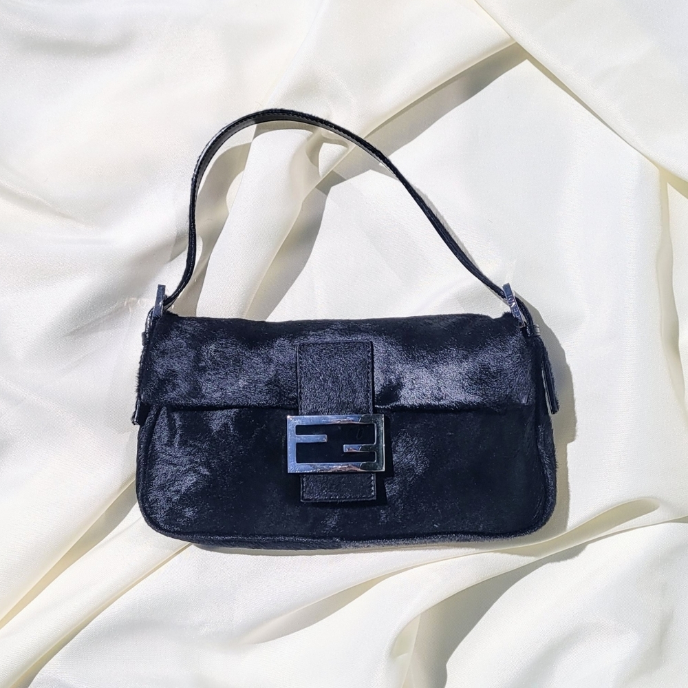 SOLD 🖤 FENDI PONY HAIR BAGUETTE 🖤